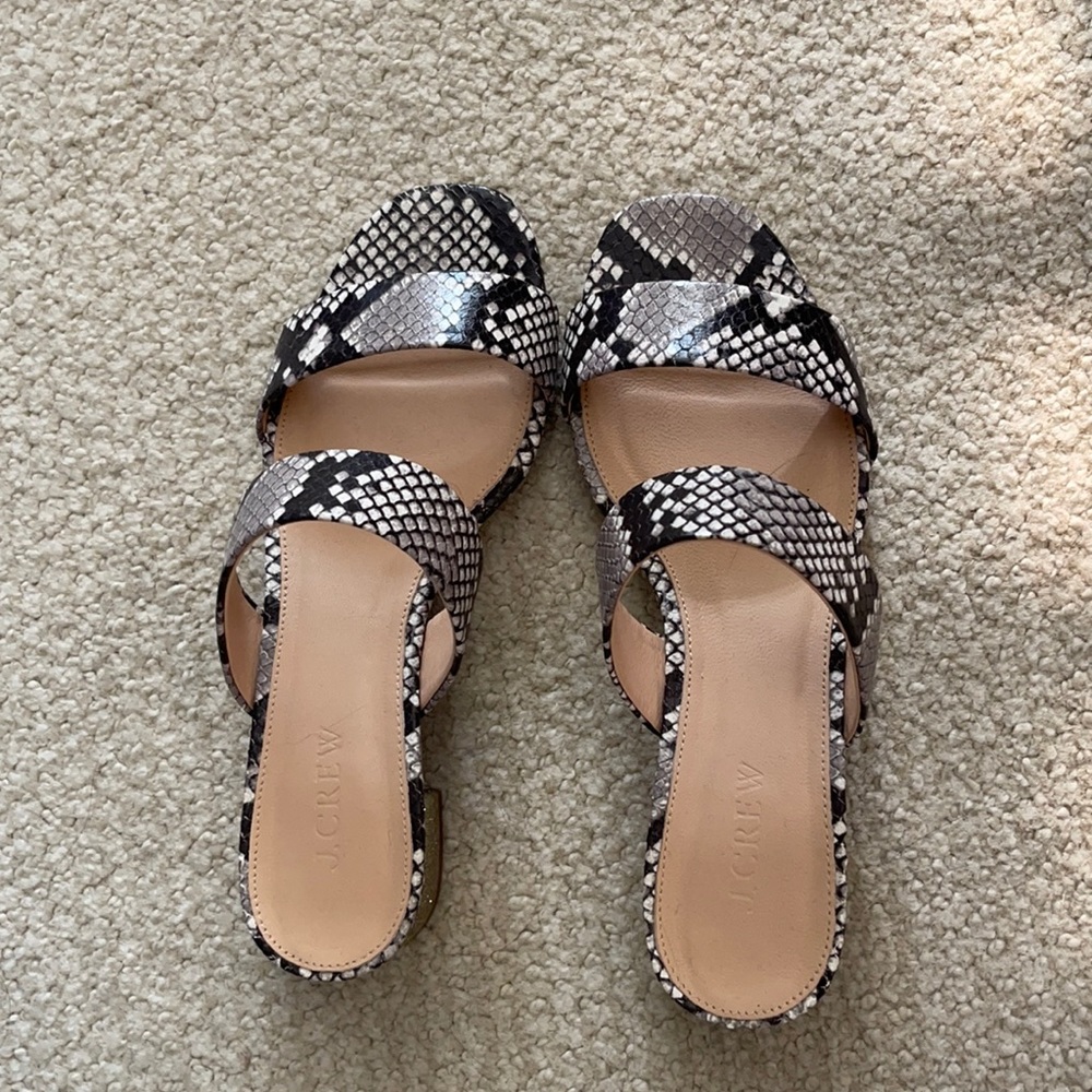 Never been worn Jcrew mule sandals